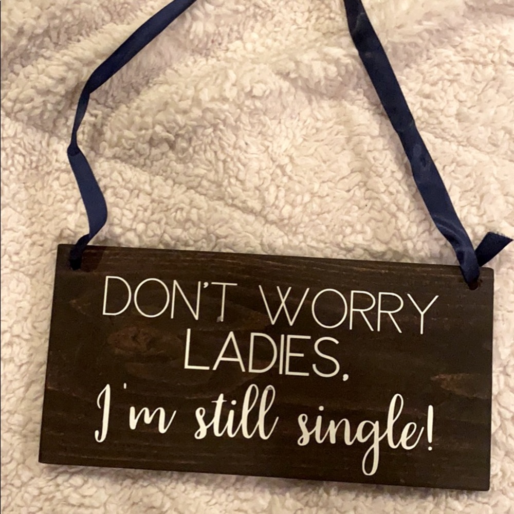 Ring Bearer Don’t worry ladies, I’m still single